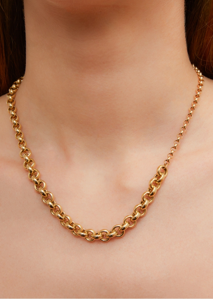 COLLIER JASERON OR JAUNE