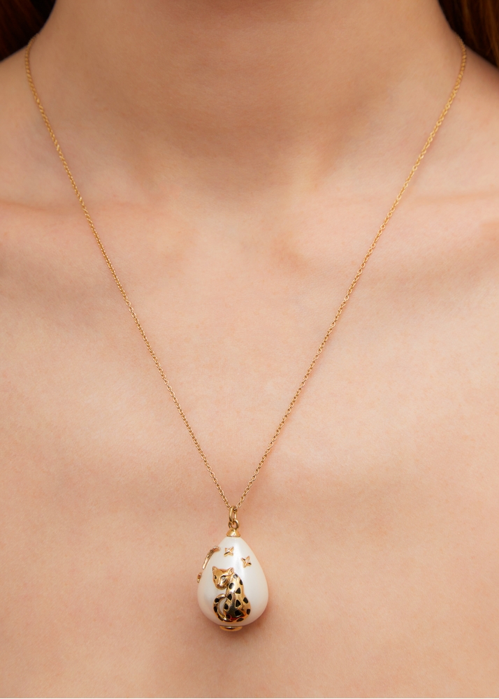 PENDENTIF BELLE DE NUIT OR JAUNE