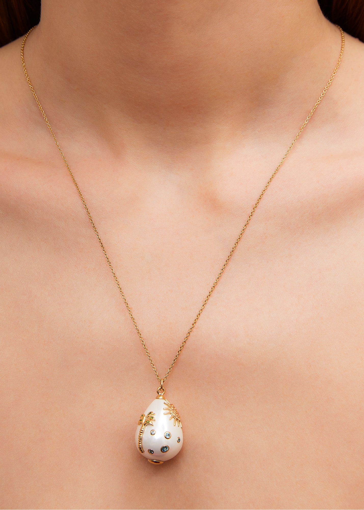 PENDENTIF JOIE DE VIVRE OR JAUNE