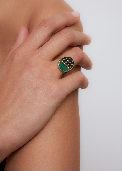 BAGUE « LA NUIT » OR JAUNE