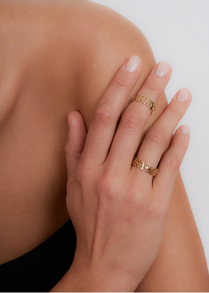 BAGUE MARRY ME OR JAUNE