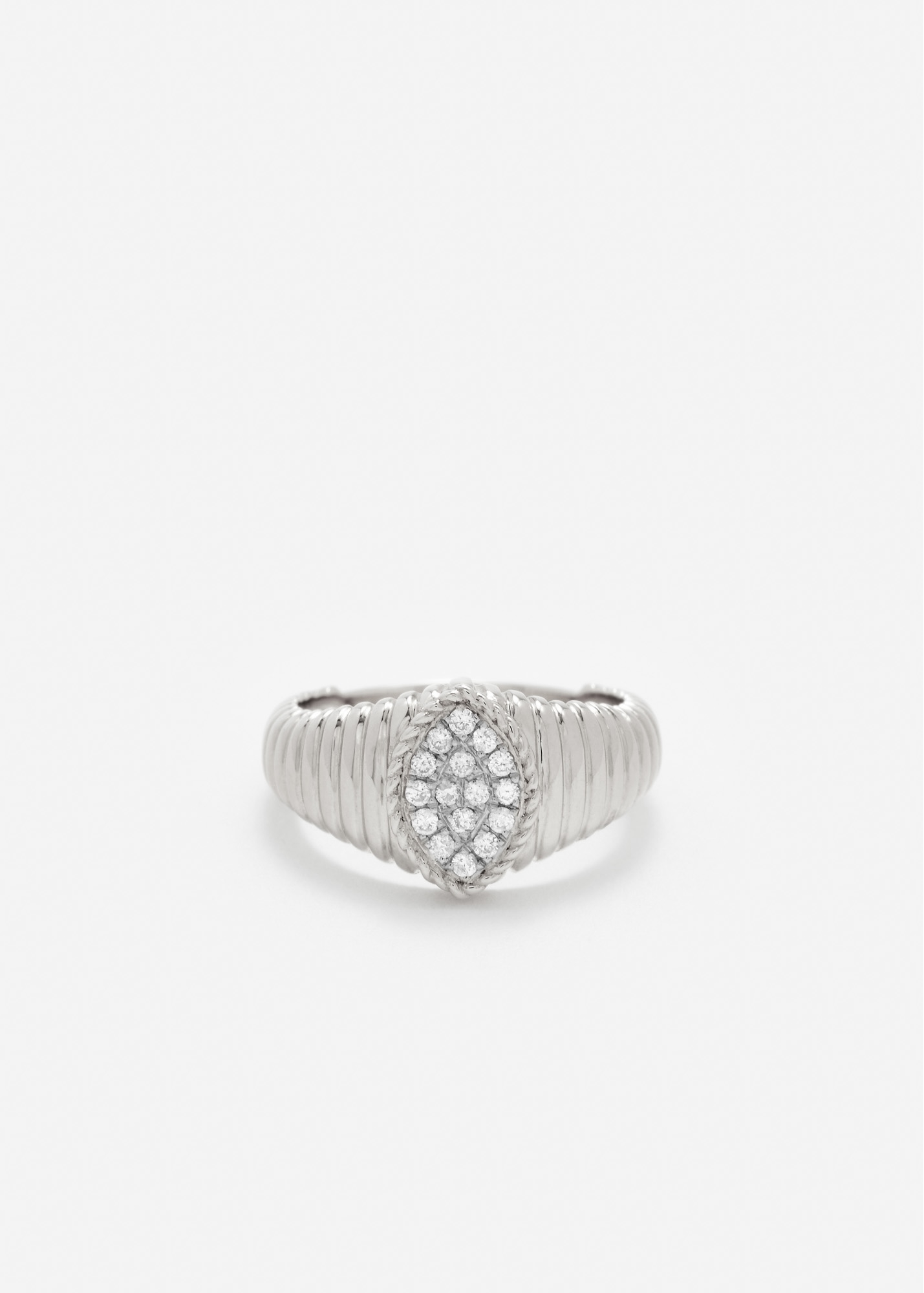 BABY CHEVALIÈRE MARQUISE BERLINGOT DIAMANTS OR BLANC
