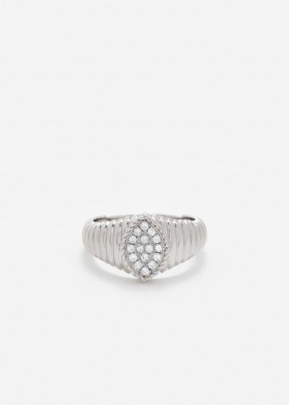 BABY CHEVALIÈRE MARQUISE BERLINGOT DIAMANTS OR BLANC