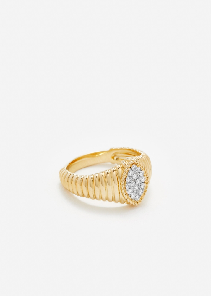 BABY CHEVALIÈRE MARQUISE BERLINGOT DIAMANTS OR JAUNE