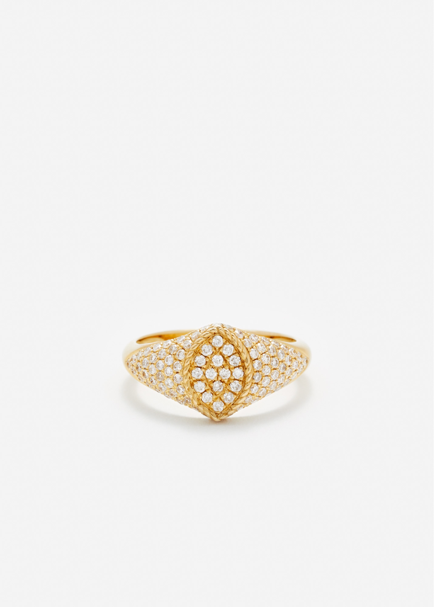 BABY CHEVALIÈRE MARQUISE FULL DIAMANTS OR JAUNE