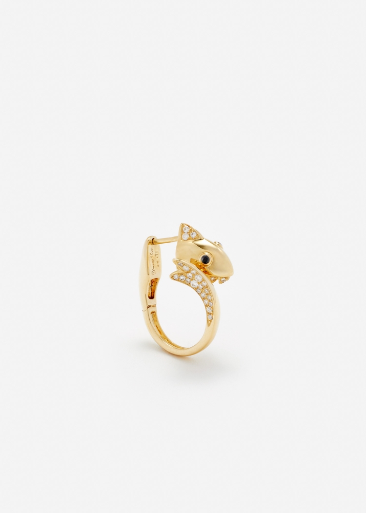 CRÉOLE REQUIN PM OR JAUNE