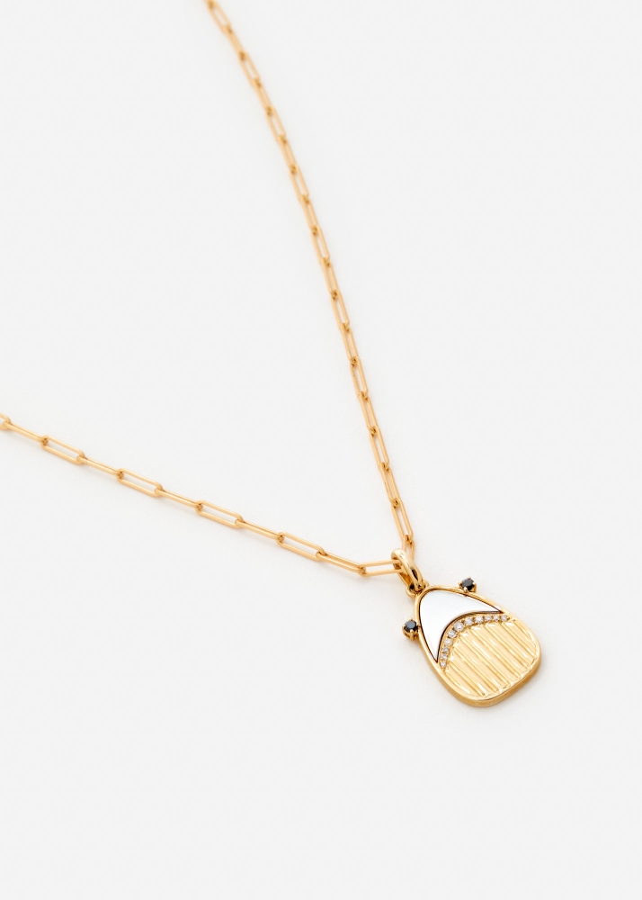 PENDENTIF REQUIN GOLD OR JAUNE