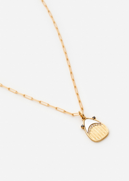 PENDENTIF REQUIN GOLD OR JAUNE