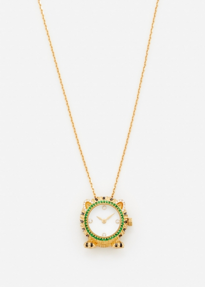 PENDENTIF L'HORLOGE PAPATTE OR JAUNE