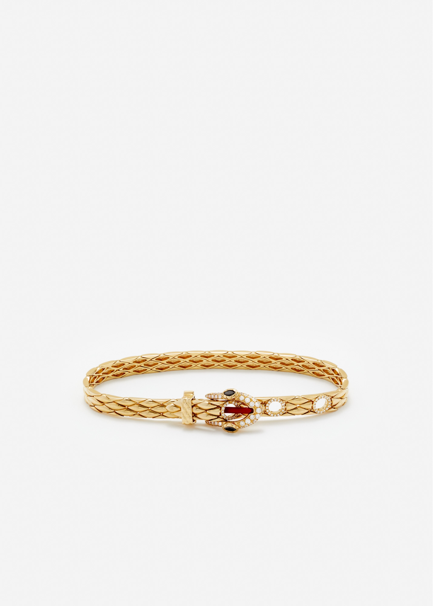 BRACELET PYTHON GOLD OR JAUNE