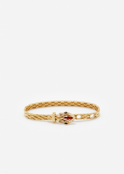 BRACELET PYTHON GOLD OR JAUNE