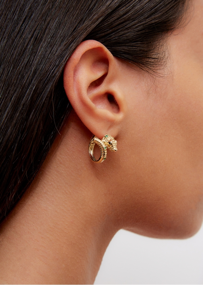 CRÉOLE CROCO PM OR JAUNE