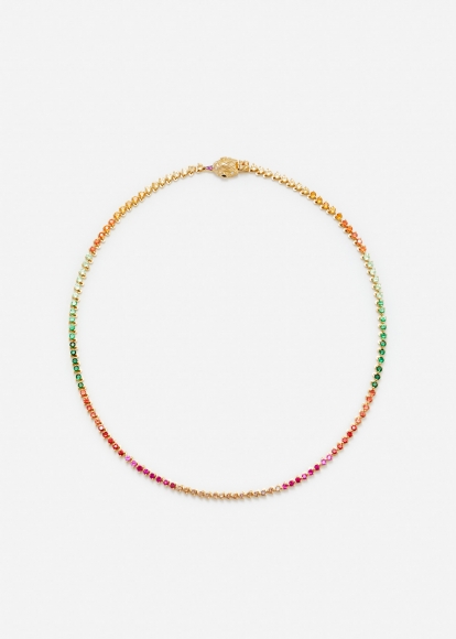 COLLIER RIVIÈRE PYTHON COULEUR OR JAUNE