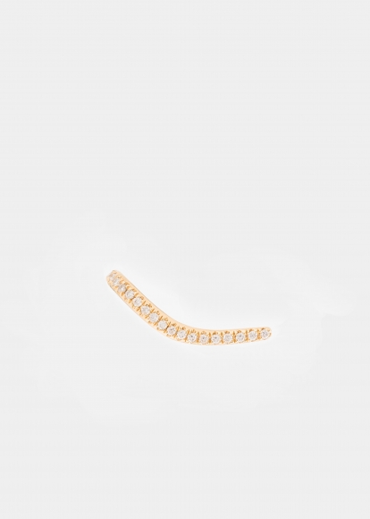 PUCE LIGNE DIAMANTS OR JAUNE