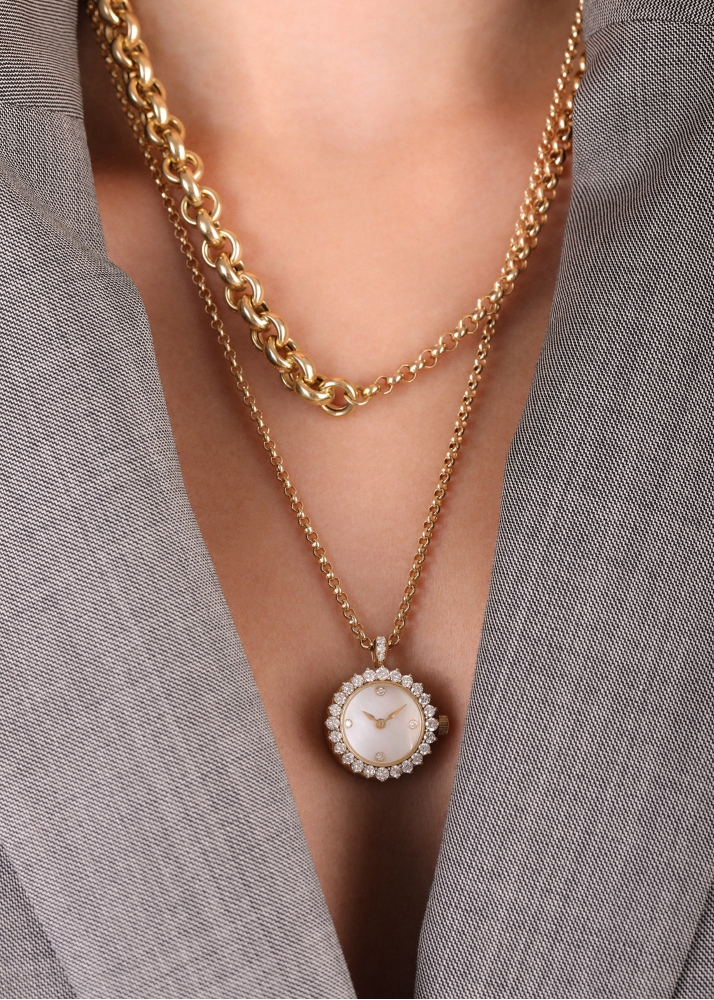 COLLIER JASERON OR JAUNE