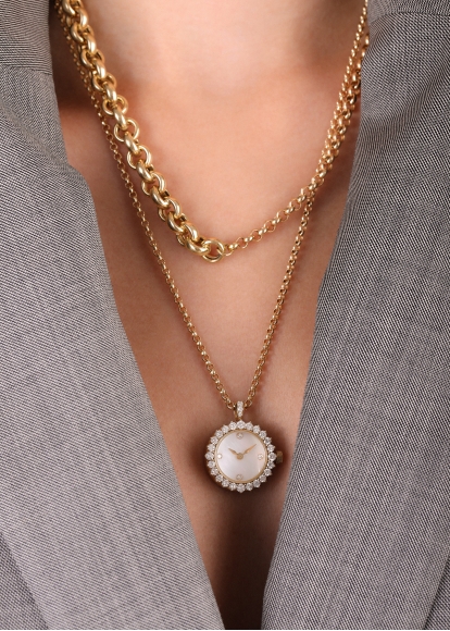 COLLIER JASERON OR JAUNE