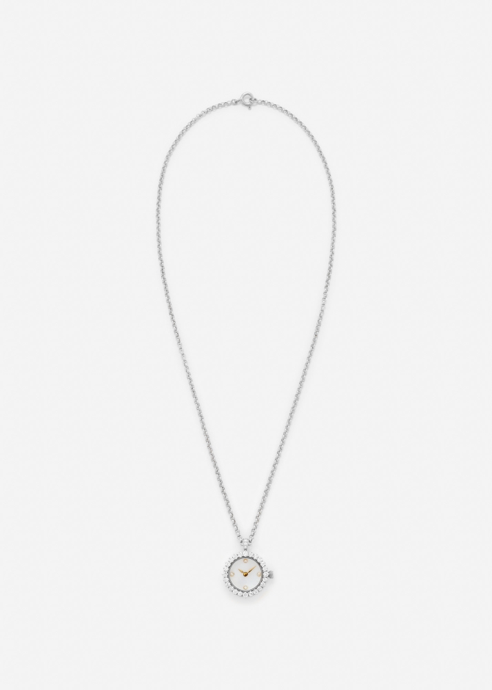 PENDENTIF L'HORLOGE LIMITED EDITION SILVER