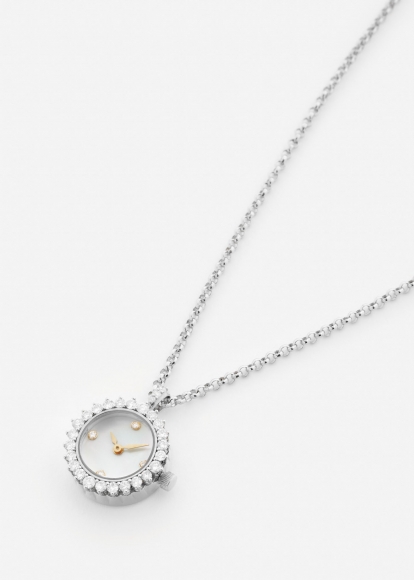 PENDENTIF L'HORLOGE LIMITED EDITION SILVER