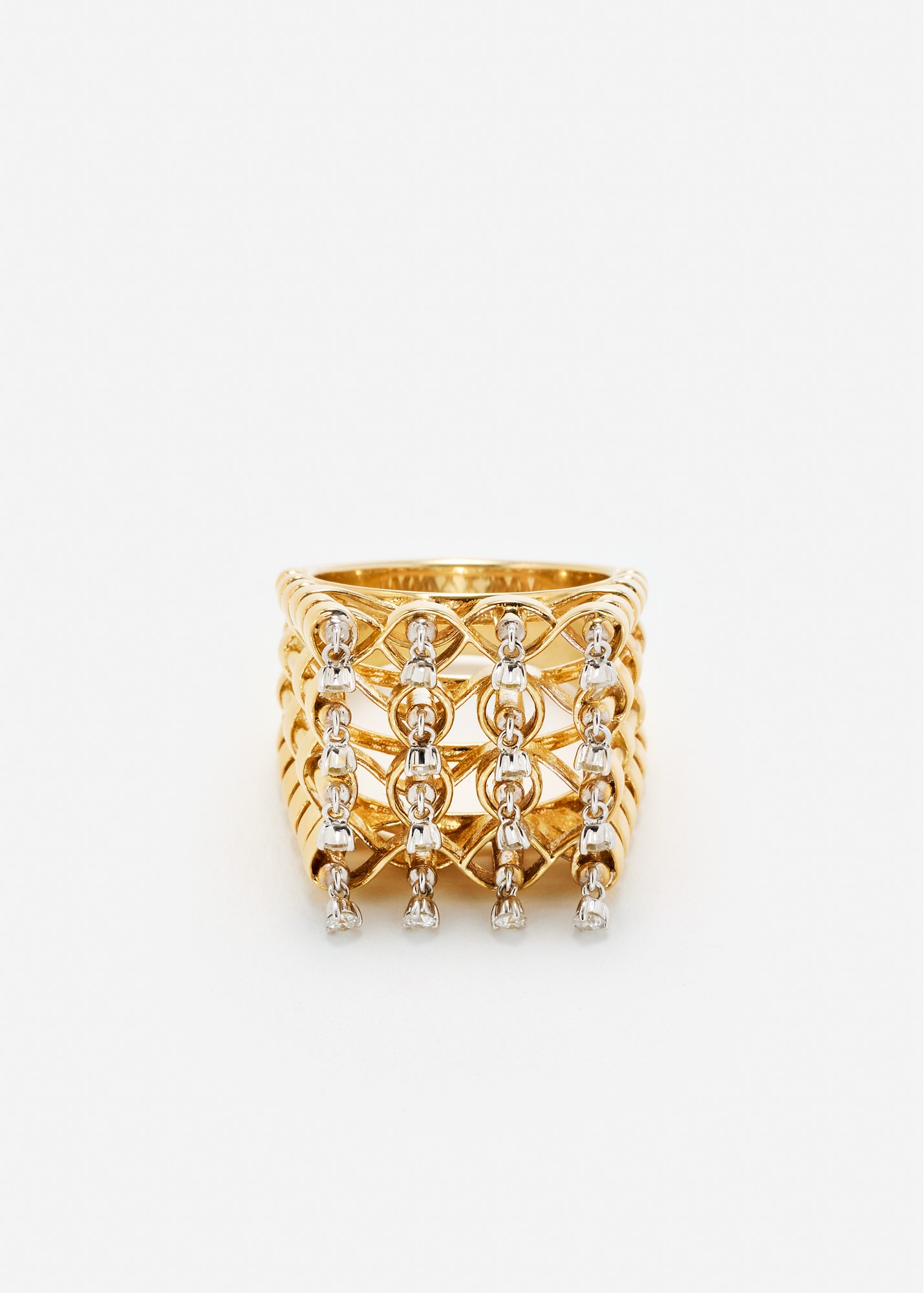 BAGUE RAPHIA GM OR JAUNE