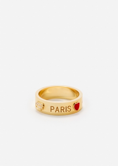 BAGUE À L'ENVERS OR JAUNE