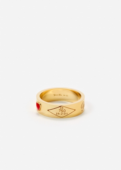 BAGUE À L'ENVERS OR JAUNE