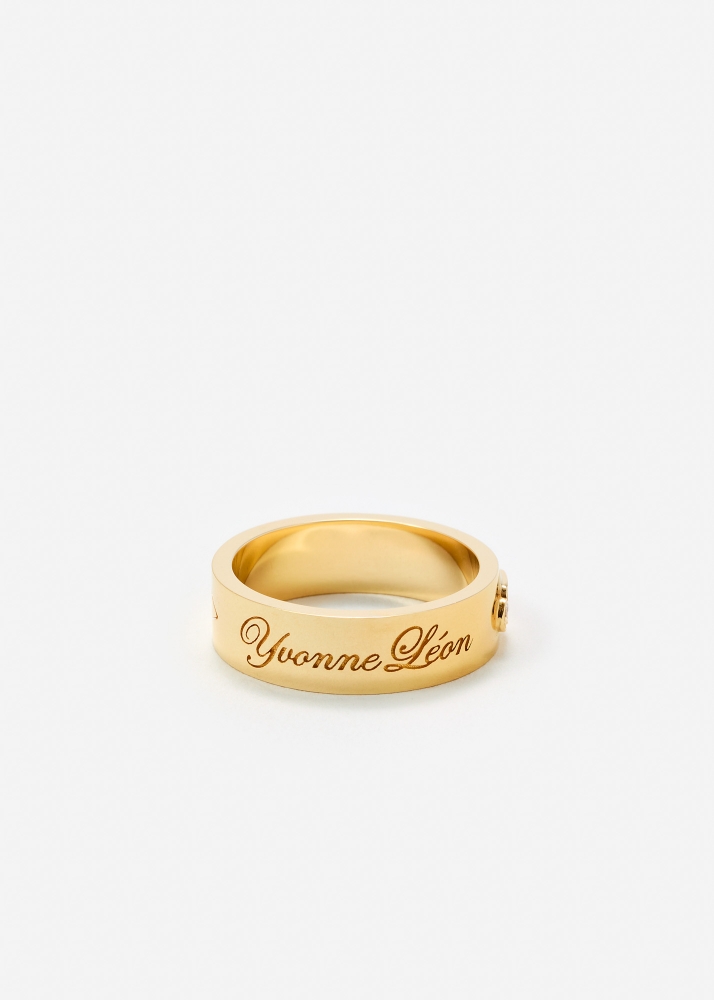 BAGUE À L'ENVERS OR JAUNE