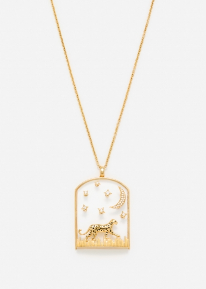PENDENTIF LA SAVANE OR JAUNE