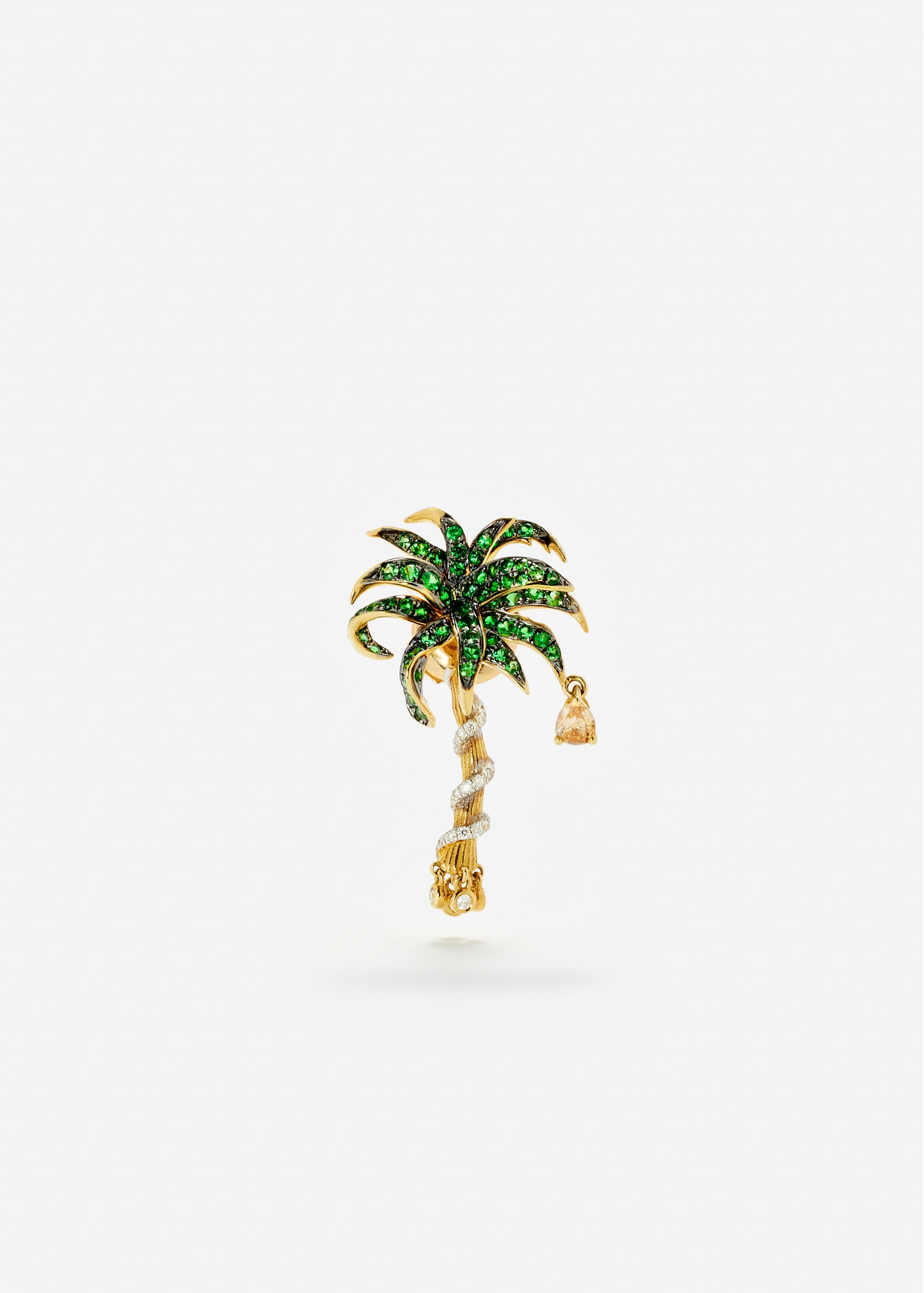 PUCE ET DESSOUS PARADISE ISLAND PM OR JAUNE