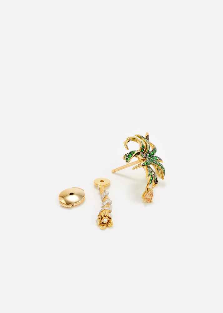 PUCE & DESSOUS PARADISE ISLAND PM OR JAUNE