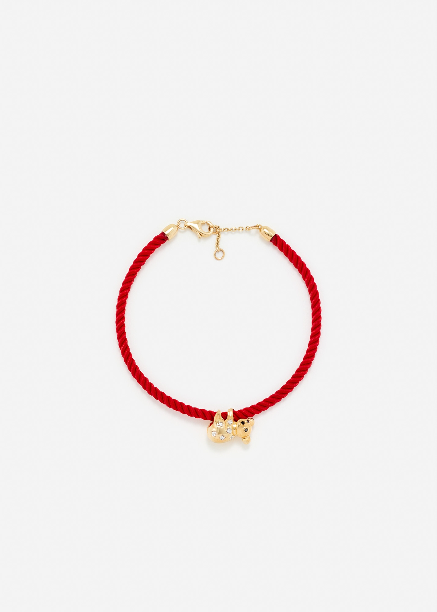 BRACELET KOALA ROUGE OR JAUNE