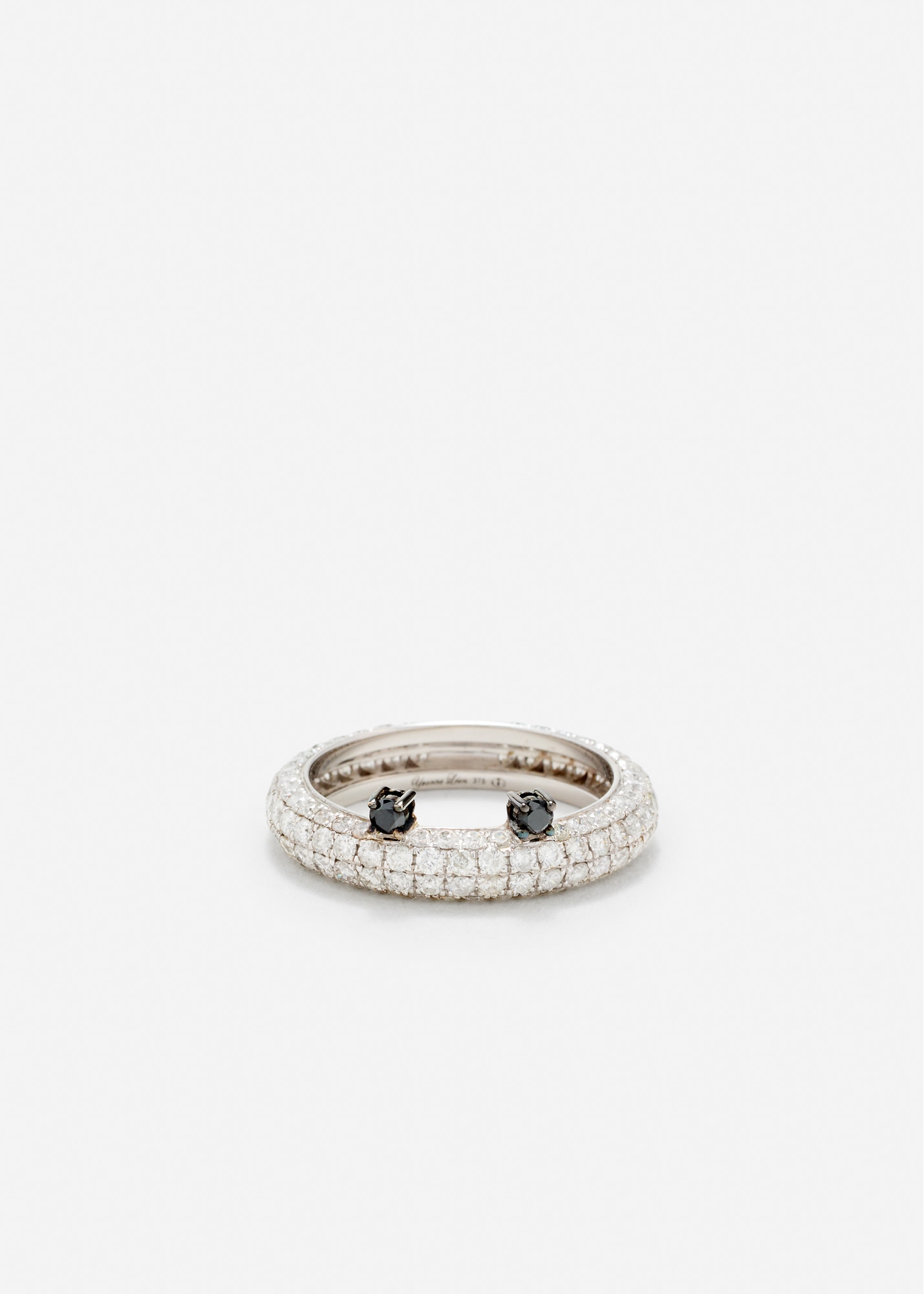 ALLIANCE CRAPAUD DIAMANTS OR BLANC
