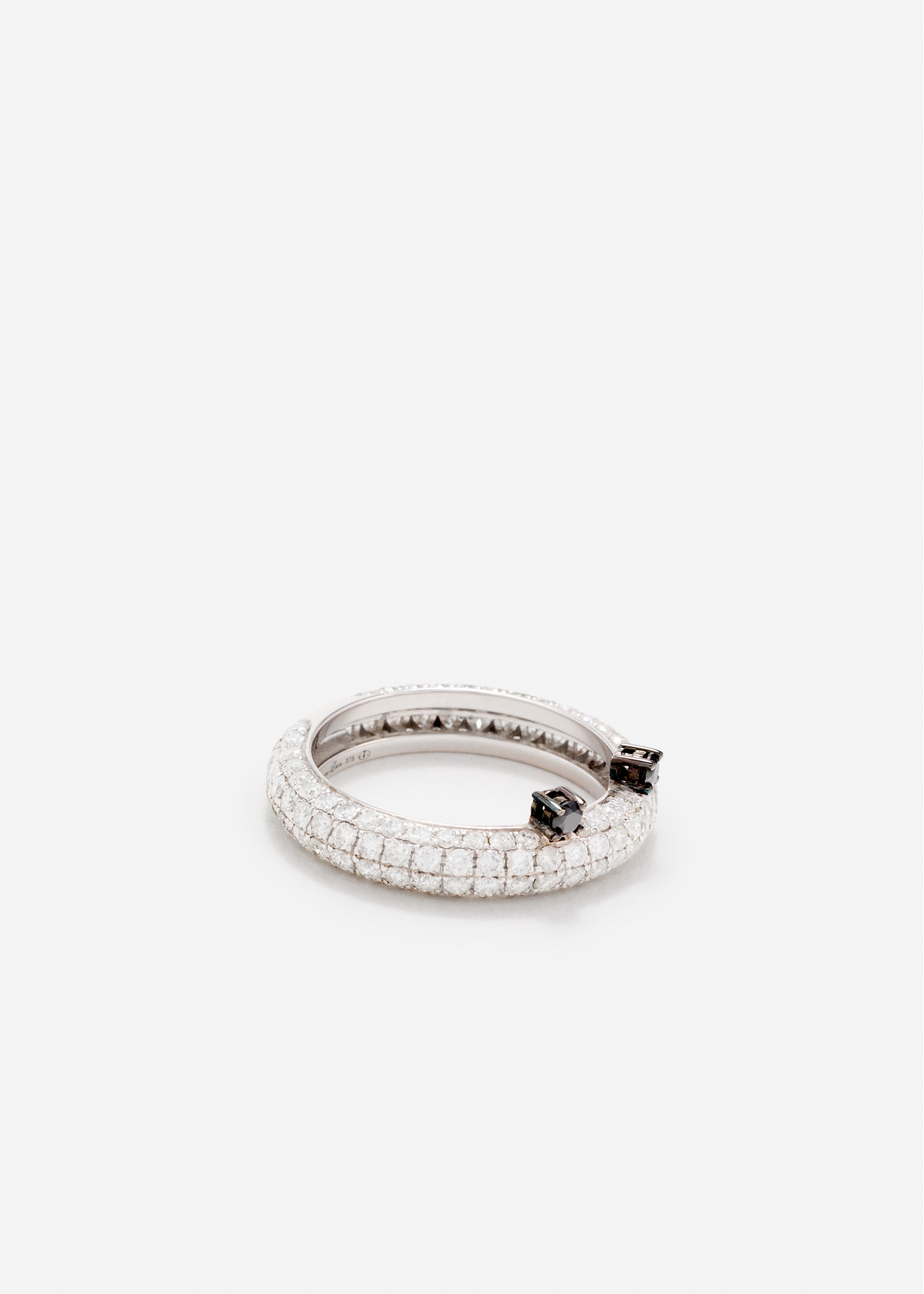 ALLIANCE CRAPAUD DIAMANTS OR BLANC