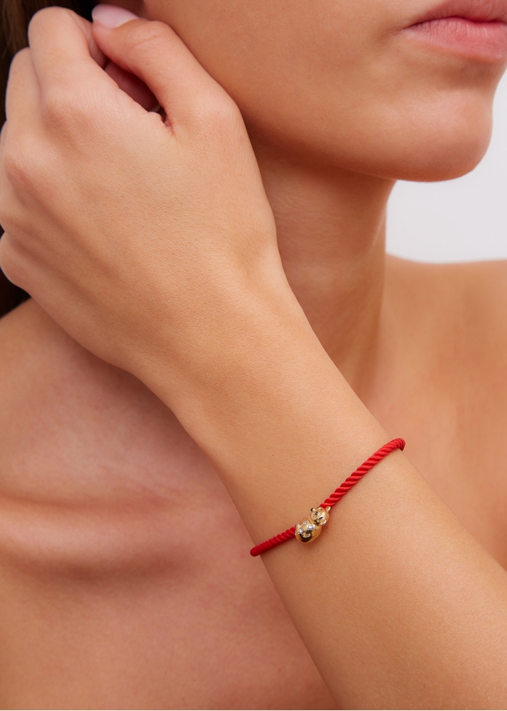 BRACELET KOALA OR JAUNE