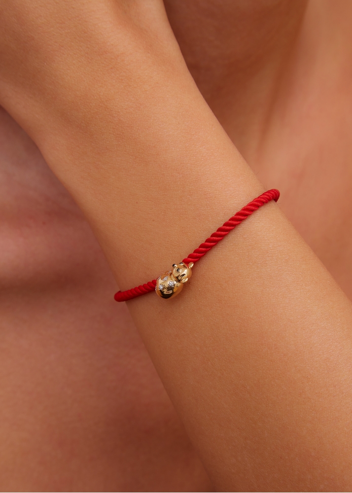 BRACELET KOALA OR JAUNE