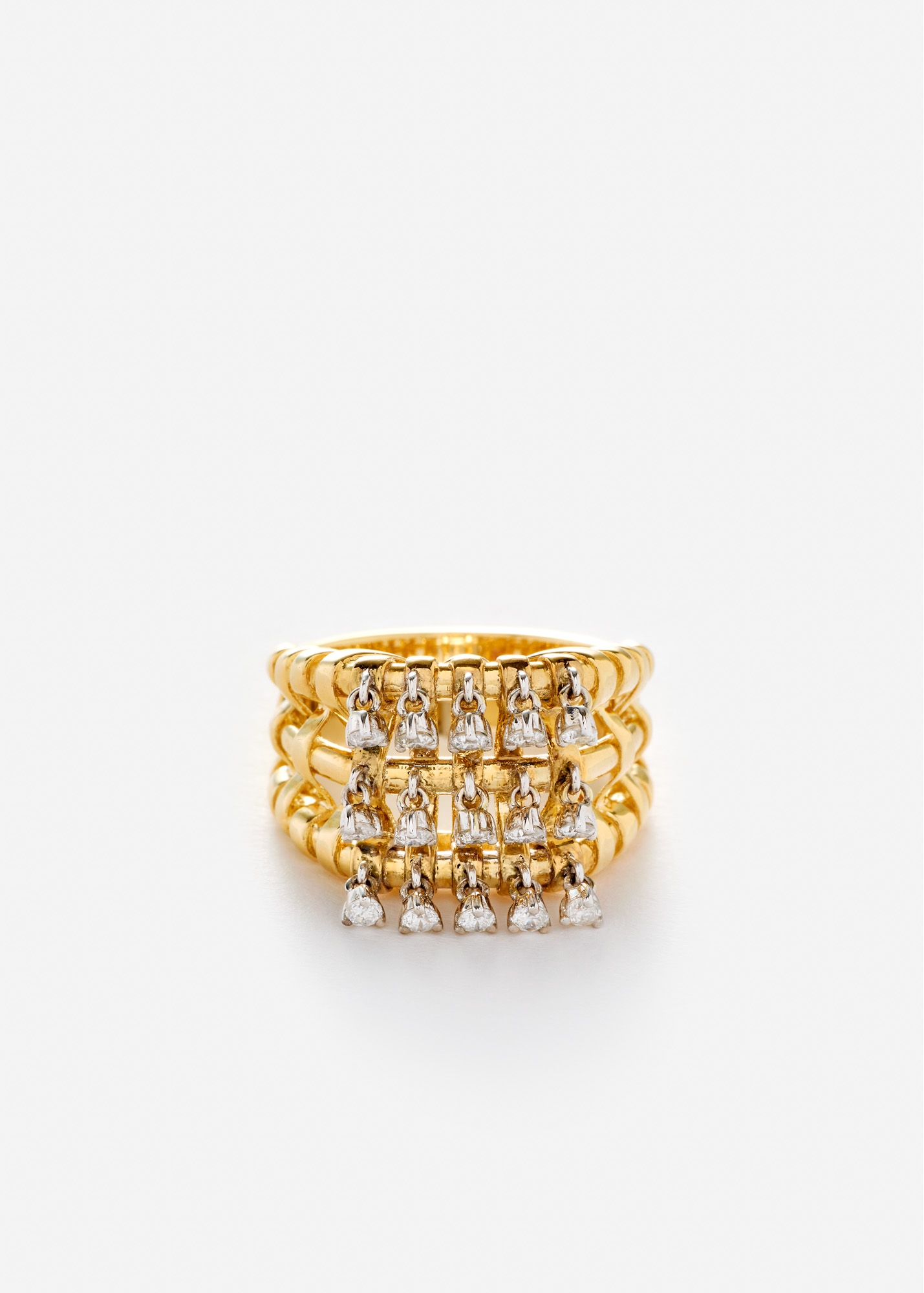 BAGUE RAPHIA PM OR JAUNE
