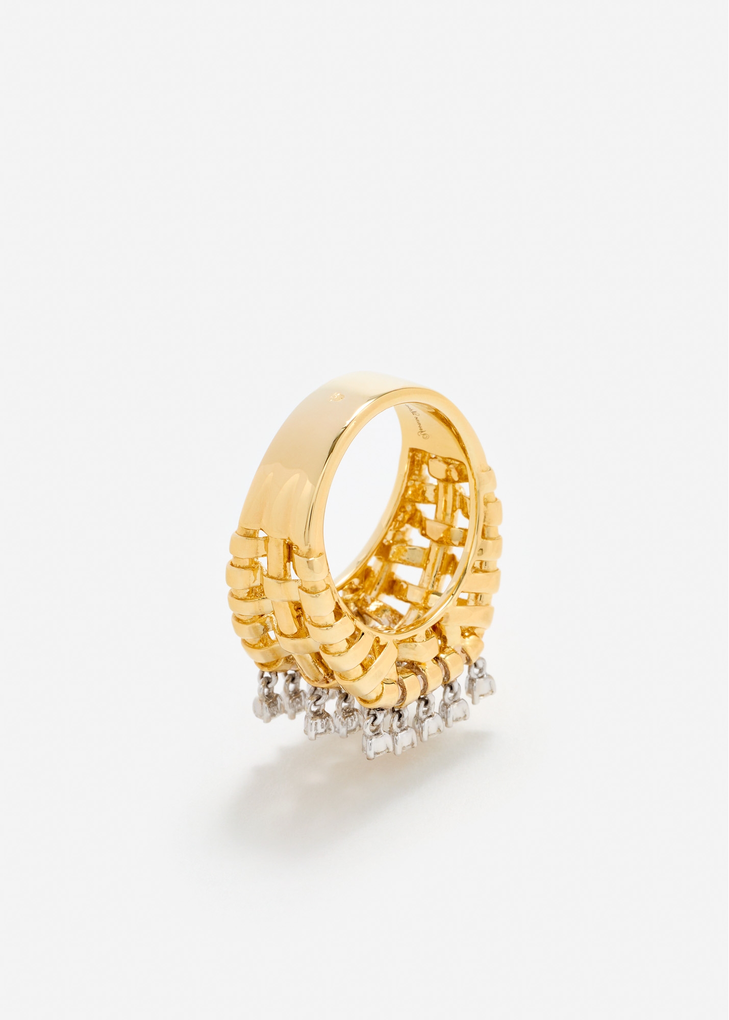 BAGUE RAPHIA PM OR JAUNE