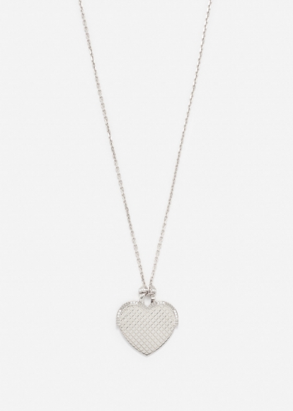 PENDENTIF MINAUDIÈRE COEUR GOLD OR BLANC