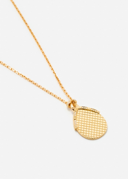 PENDENTIF MINAUDIÈRE POIRE GOLD OR JAUNE