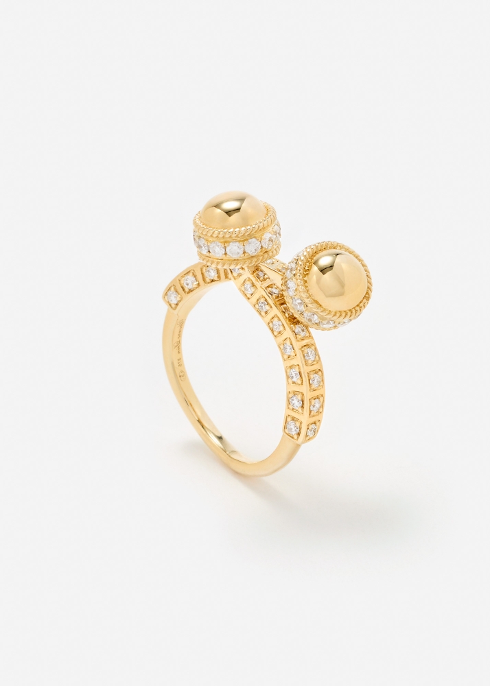 BAGUE MINAUDIÈRE GOLD OR JAUNE