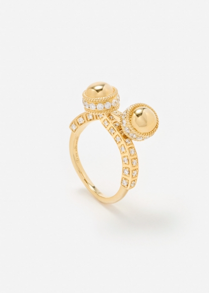 BAGUE MINAUDIÈRE GOLD OR JAUNE