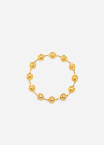 BRACELET PRESSIONS OR JAUNE