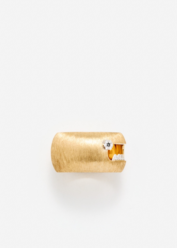 BAGUE CROC OR JAUNE