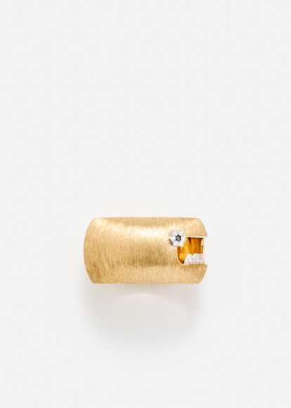 BAGUE CROC OR JAUNE