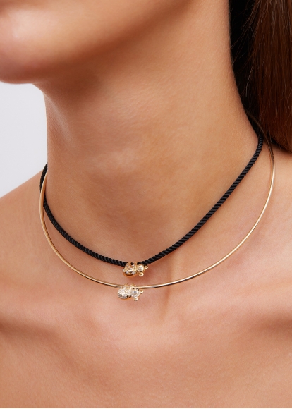 COLLIER KOALA OR JAUNE