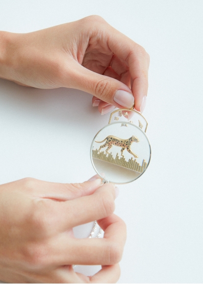 PENDENTIF LA SAVANE OR JAUNE