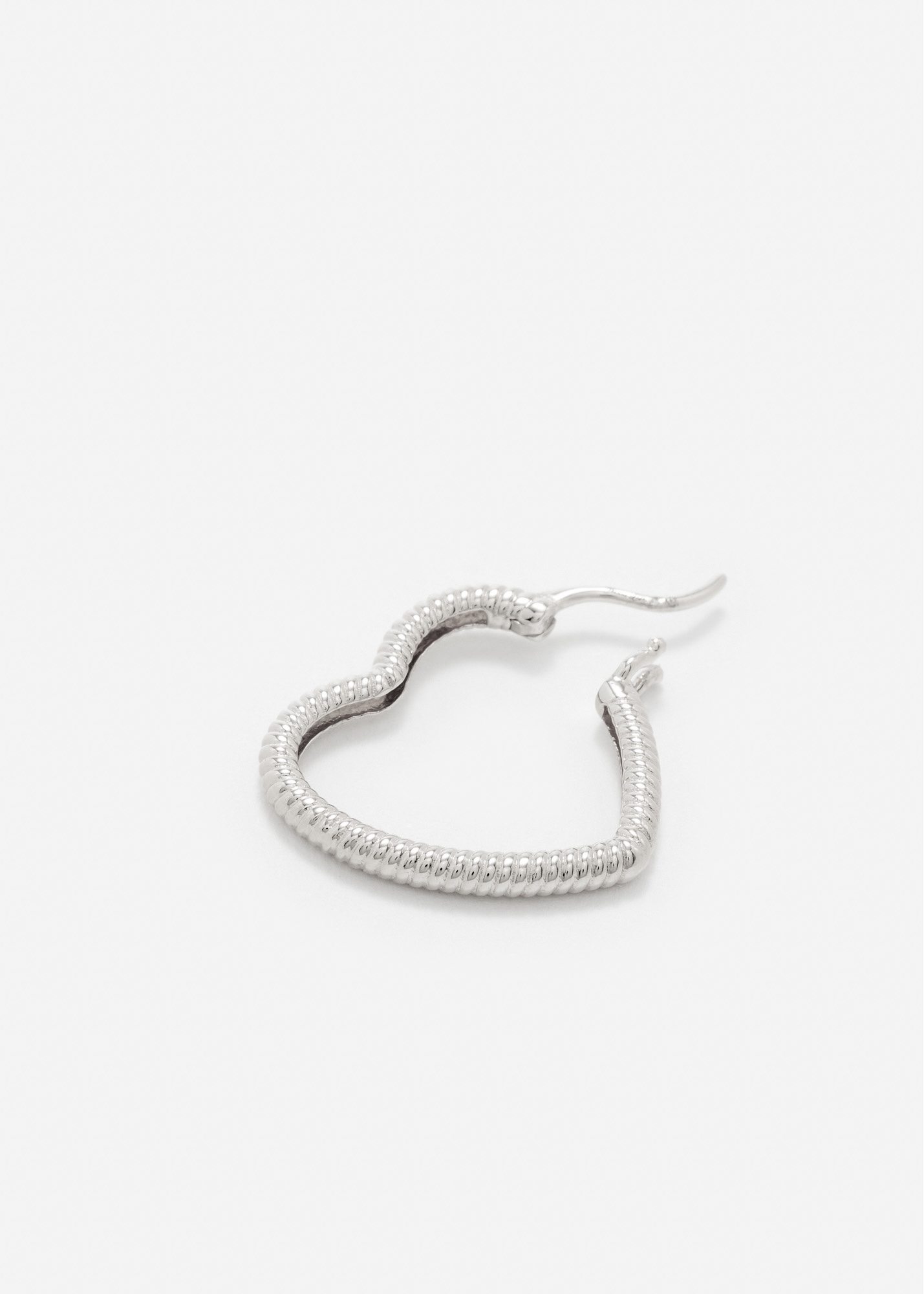 CRÉOLE COEUR RAYURES OR BLANC
