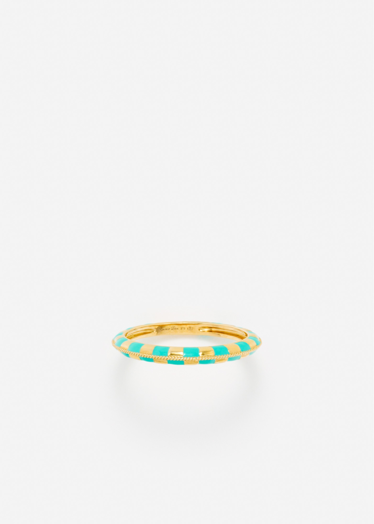 NANO ALLIANCE DAMIER TURQUOISE OR JAUNE