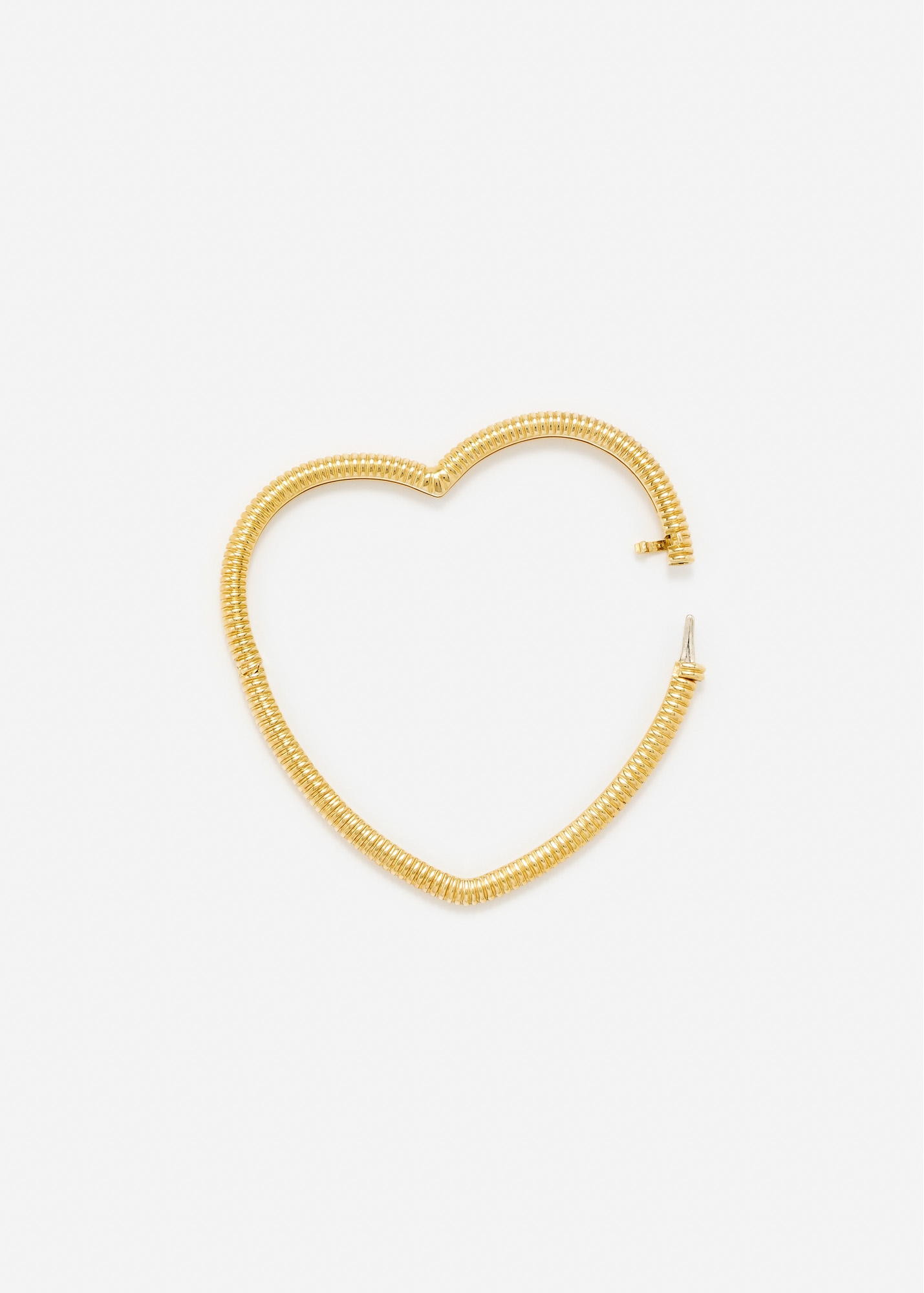 BRACELET JONC COEUR BERLINGOT OR JAUNE