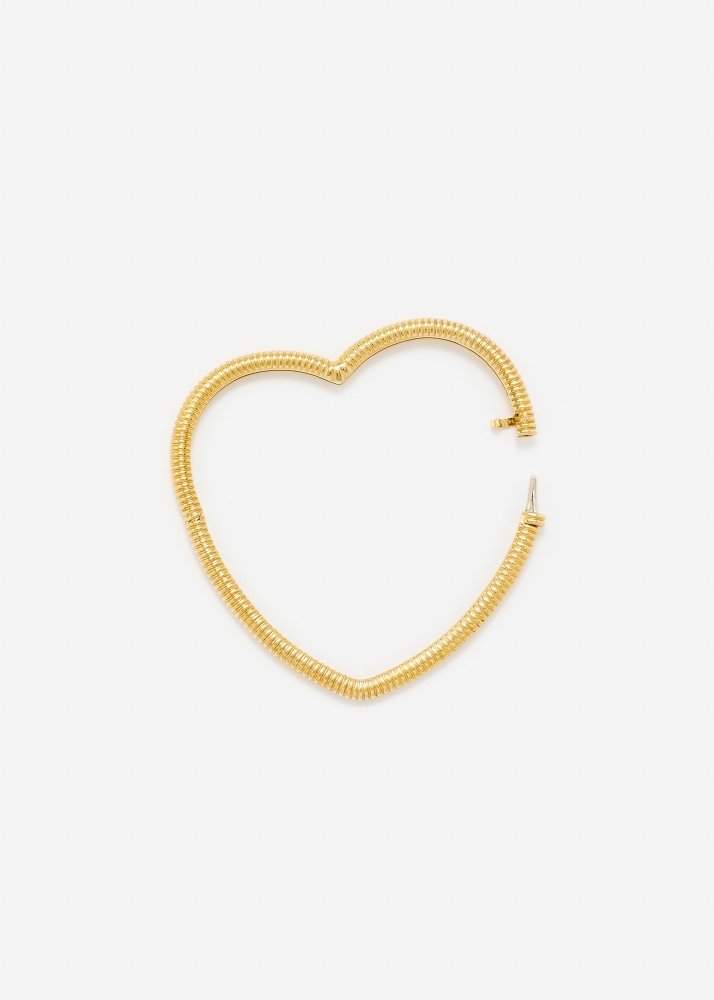 BRACELET JONC COEUR BERLINGOT OR JAUNE