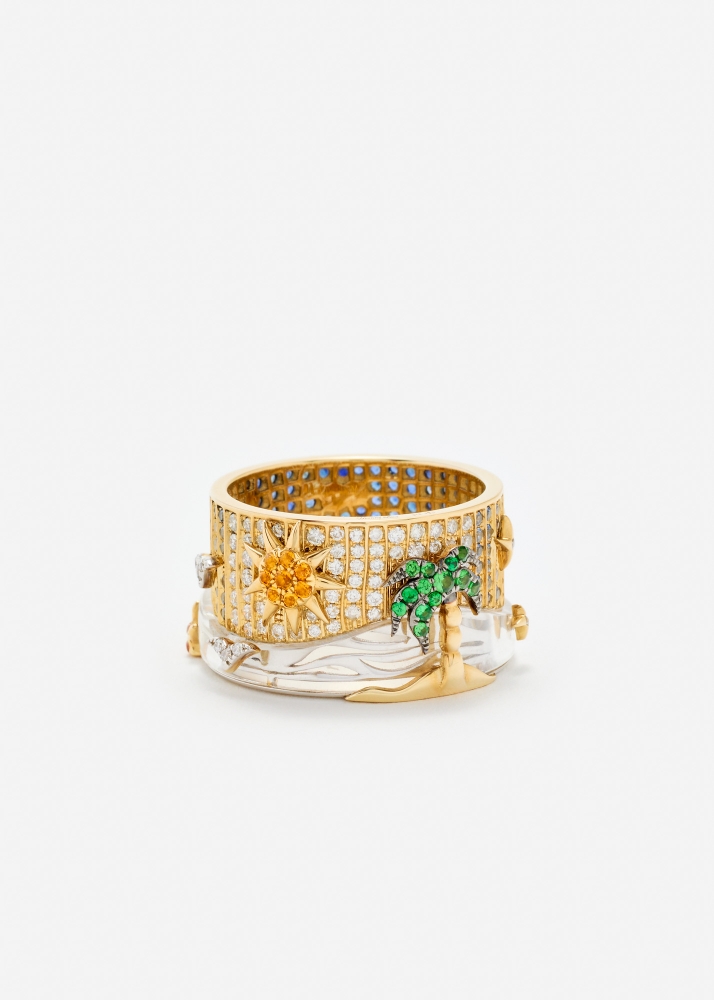 BAGUE 24 HEURES OR JAUNE